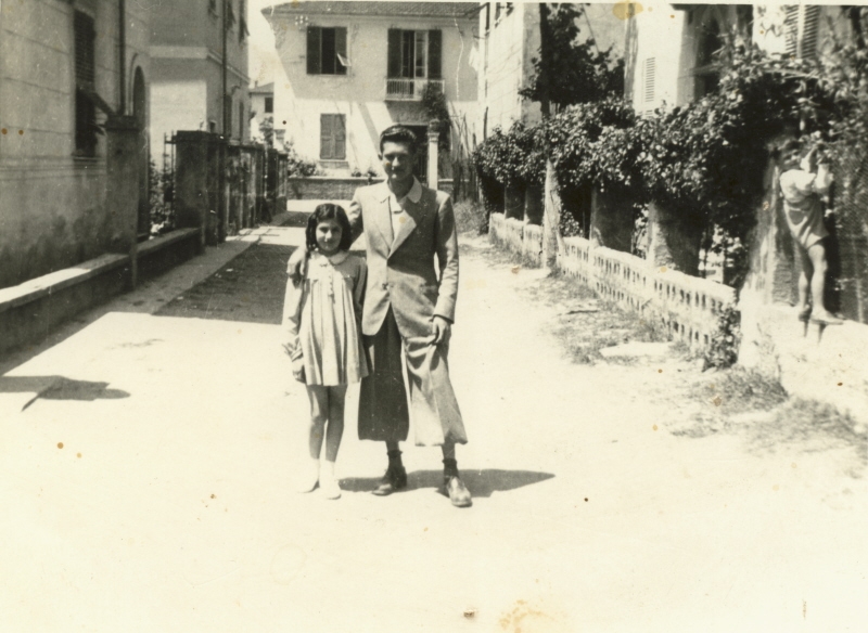 Angelo Galligani e la sorella Mirella