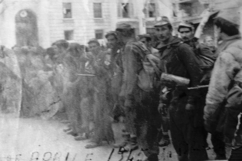 Partigiani della Cento Croci alla Spezia alla Liberazione