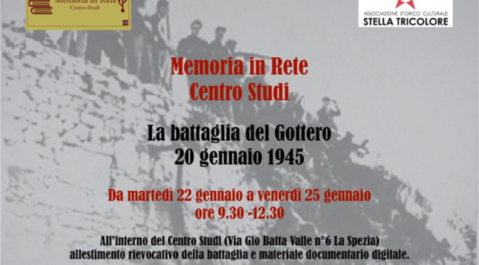 La Battaglia del Gottero 20 gennaio 1945