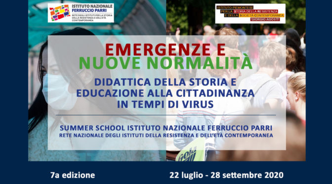 Summer School 2020: Emergenze e nuove normalità