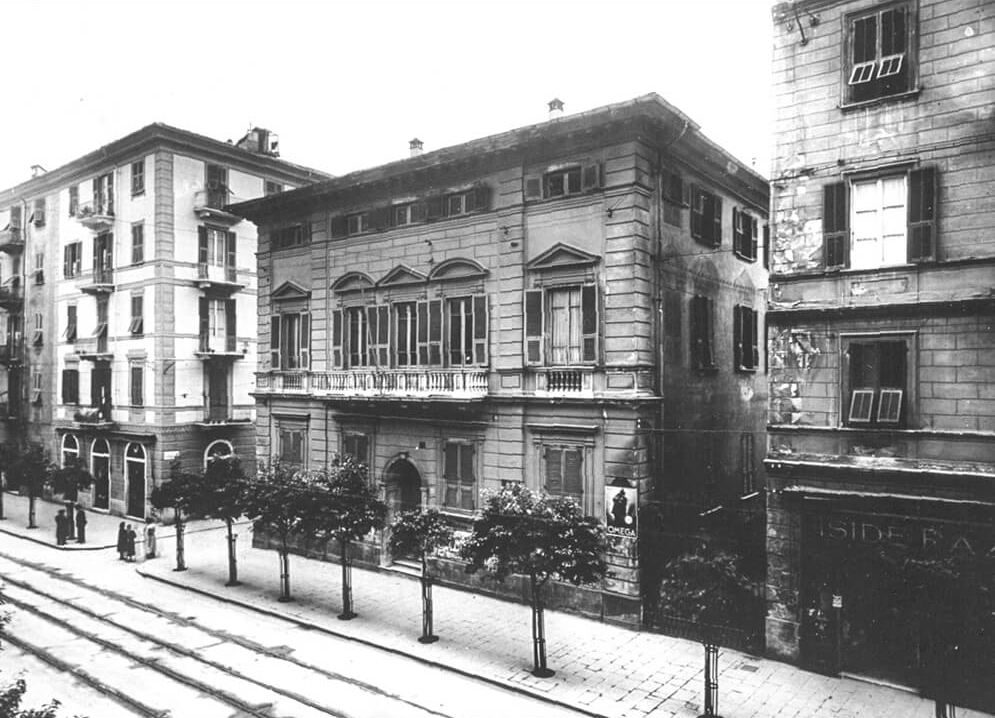 La palazzina Crozza di Corso Cavour nel 1940 Archivio della Fotografia, La Spezia